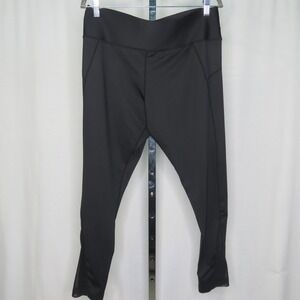 Warrior Women's Activewear Leggings Size XL Solid Black Elastic Waist Pants
